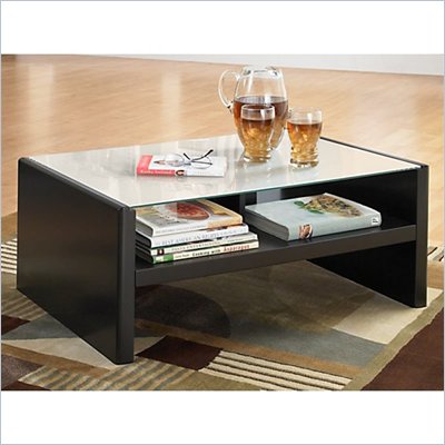 Kathy Ireland by Bush New York Skyline Coffee Table in Modern Mocha
