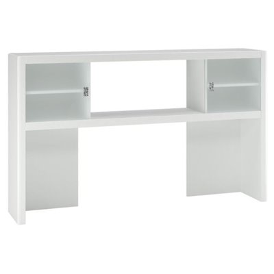 Kathy Ireland by Bush New York Skyline Hutch in Plumeria White