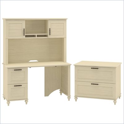 Kathy Ireland by Bush Volcano Dusk Small Office with Lateral File Set