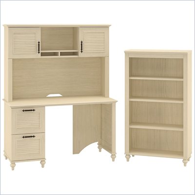 Kathy Ireland by Bush Volcano Dusk Small Office with Bookcase Set