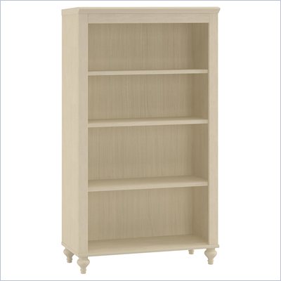 Kathy Ireland by Bush Volcano Dusk 4 Shelf Bookcase in Driftwood Dreams