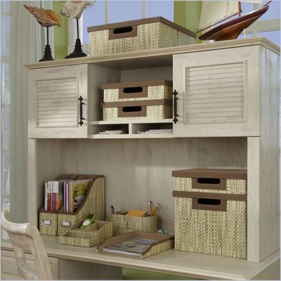 Kathy Ireland by Bush Volcano Dusk 51" Hutch in Driftwood Dreams