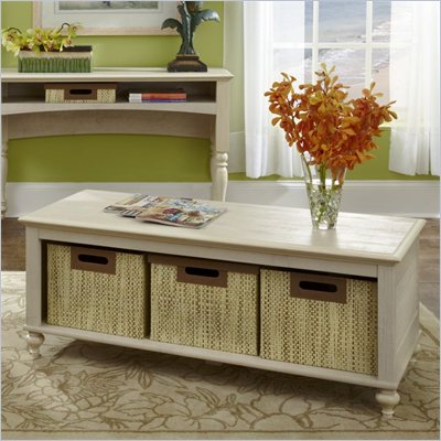 Kathy Ireland by Bush Volcano Dusk Coffee Table in Driftwood Dreams
