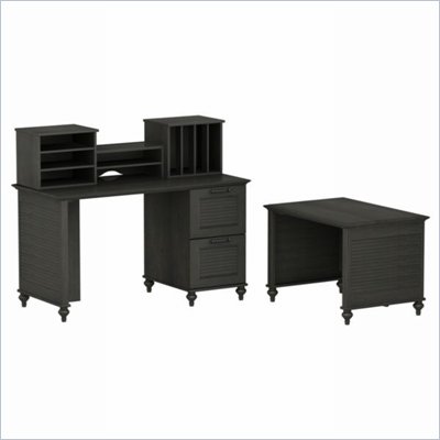 Kathy Ireland by Bush Volcano Dusk Parent and Child Small Office Set 