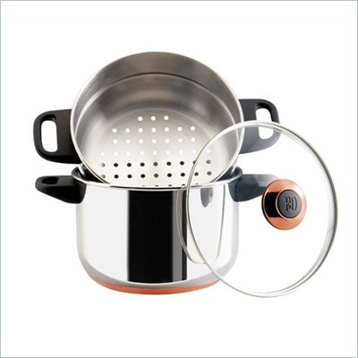 Paula Deen Signature Stainless Steel Cookware 3 Quart Steamer Set