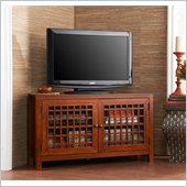 Holly & Martin Akita Corner Media Stand in Walnut