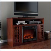 Holly & Martin Akita Media Electric Fireplace in Mahogany