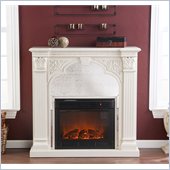 Holly & Martin Andorra Electric Fireplace in Ivory