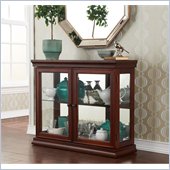 Holly & Martin Arabella Double-Door Curio in Mahogany