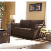 Holly & Martin Baker Loveseat in Dark Brown Coffee