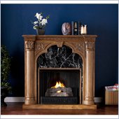 Holly & Martin Bedford Gel Fireplace in Old World Oak