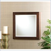 Holly & Martin Brielle Square Wall-Mount Jewelry Armoire in Espresso