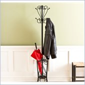 Holly & Martin Brighton Coat Rack and Umbrella Stand in Painted Black