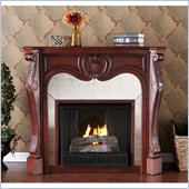 Holly & Martin Burbank Gel Fireplace in Cherry