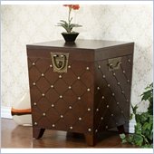 Holly & Martin Caldwell Trunk End Table in Espresso
