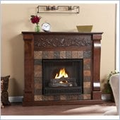 Holly & Martin Calgary Gel Fireplace in Espresso