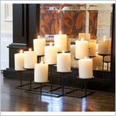 Holly & Martin Campbell Metal Candelabra in Black Matte