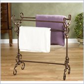 Holly & Martin Carlisle Blanket Rack in Antique Bronze
