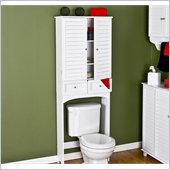 Holly & Martin Clara Louvered Doors Spacesaver in Frost White