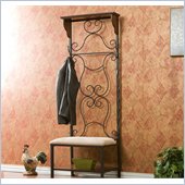 Holly & Martin Crosby Entryway Storage Bench in Espresso Stain