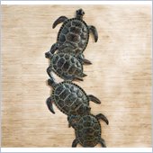 Holly & Martin Darwin Hand Painted Green Hues Wall Art