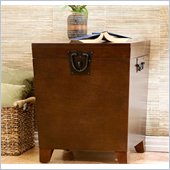 Holly & Martin Dorset Trunk End Table in Espresso