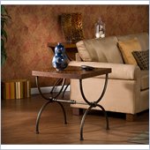 Holly & Martin Edinburgh End Table in Black and Antique Espresso