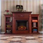 Holly & Martin Fredricksburg Electric Fireplace w/ Bookcases in Mahogany