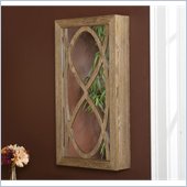 Holly & Martin Gabriella Wall-Mount Jewelry Mirror in Weathered Oak