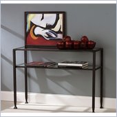 Holly & Martin Guthrie Metal Sofa Table in Distressed Black
