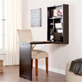 Holly & Martin Leo Fold-Out Convertible Desk in Black