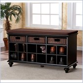 Holly & Martin MacKenzie Entryway Bench in Black