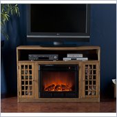 Holly & Martin Mason Media Electric Fireplace in Weathered Oak