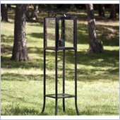 Holly & Martin Mercer Hurricane Metal Lantern in Black