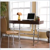 Holly & Martin Micah Desk in Espresso and Chrome