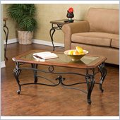 Holly & Martin Newcastle Cocktail Table in Black and Cherry