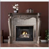 Holly & Martin Oakhurst Gel Fireplace in Burnt Oak