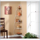 Holly & Martin Oakley Corner Etagere in White