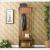 Holly & Martin Oxford Hall Tree Entry Bench in Mission Oak