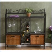 Holly & Martin Petaluma Baker's Rack with Wine Storage