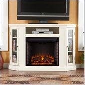 Holly & Martin Ponoma Convertible Media Electric Fireplace in Ivory