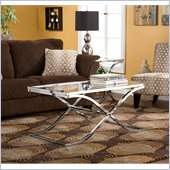 Holly & Martin Roxburgh Cocktail Table in Chrome