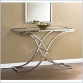 Holly & Martin Roxburgh Sofa Table in Chrome