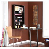 Holly & Martin Sadie Wall-Mount Craft Desk in Black