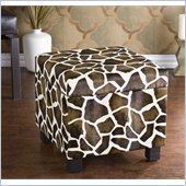 Holly & Martin Safari Storage Ottoman in Giraffe