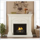 Holly & Martin Salerno Gel Fireplace in Ivory