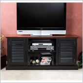 Holly & Martin Savannah Media Stand in Black & Walnut