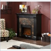 Holly & Martin Underwood Electric Fireplace in Black