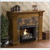 Holly & Martin Underwood Gel Fireplace in Antique Oak