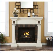 Holly & Martin Weatherford Convertible Gel Fireplace in Ivory